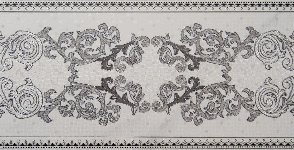 Бордюры Mapisa Cenefa Carrara Grey, цвет серый, поверхность полированная, прямоугольник, 290x590