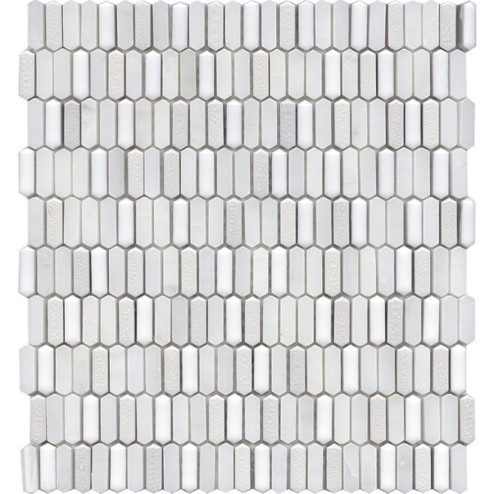 Мозаика L'Antic Colonial Savoya White L241715581, цвет белый, поверхность матовая, прямоугольник, 297x322