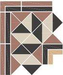 Вставки Topcer Windsor Corner, цвет разноцветный, поверхность матовая, прямоугольник, 331x237
