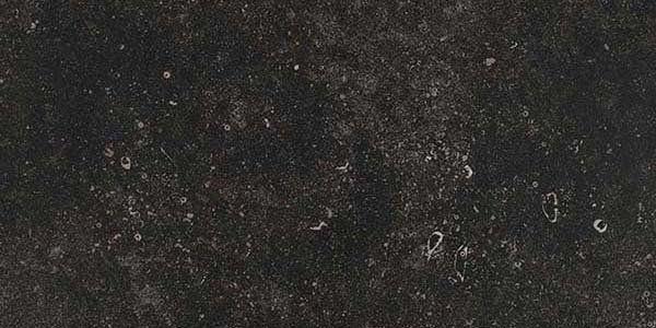 Керамогранит Seranit Belgium Stone Black, цвет чёрный, поверхность матовая, прямоугольник, 600x1200