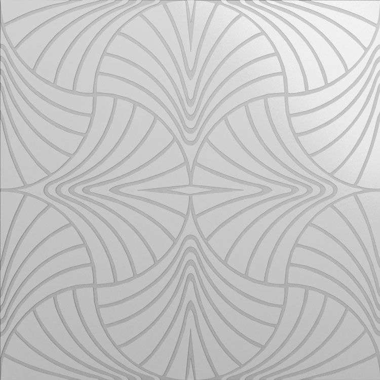 Керамогранит Petracers Swing Piuma Bianco Matt Su Bianco Matt S PIUMA 21-21, цвет белый, поверхность матовая, квадрат, 600x600
