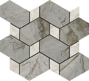 Мозаика Ava Bolgheri Stone Tex Sage Nat Ret 196093, цвет серый, поверхность натуральная, , 260x300