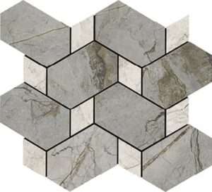 Мозаика Ava Bolgheri Stone Tex Sage Nat Ret 196093, цвет серый, поверхность натуральная, , 260x300