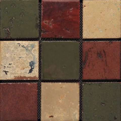 Мозаика Gaudi Rust-45(9), цвет разноцветный, поверхность глазурованная, квадрат, 300x300
