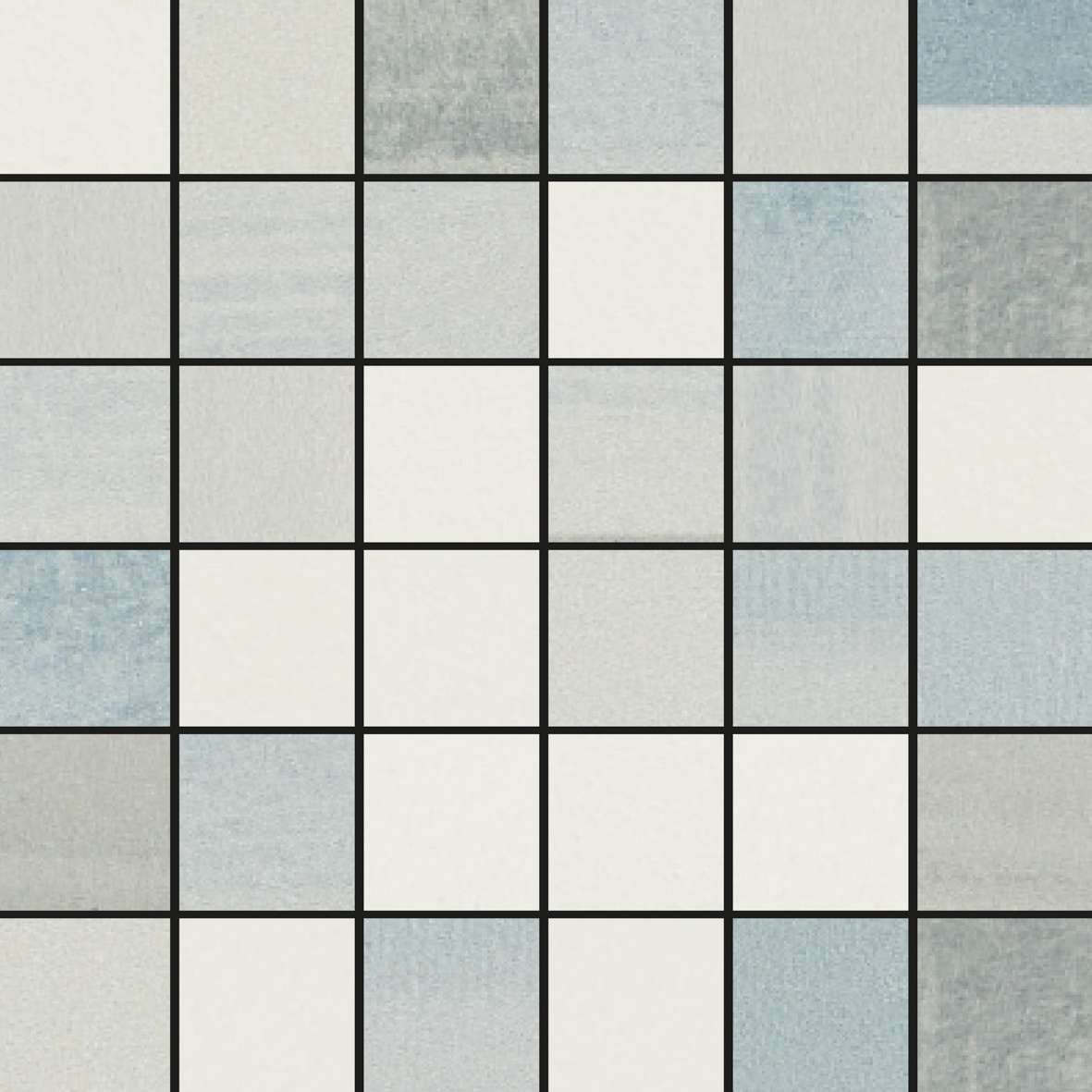 Мозаика Aparici Cabana Sapphire Natural Mos 5X5, цвет серый, поверхность матовая, квадрат, 298x298