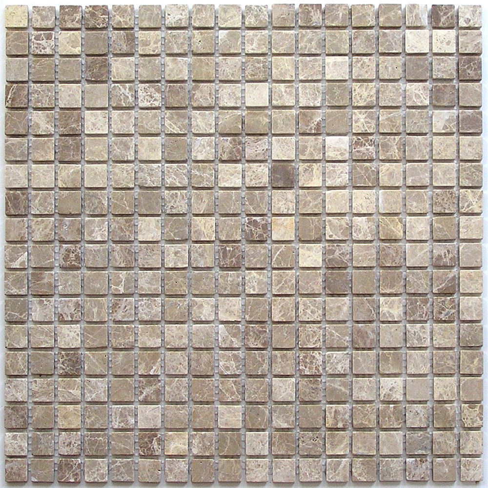 Мозаика Bonaparte Bonaparte Madrid-15 Slim, цвет бежевый, поверхность матовая, квадрат, 305x305