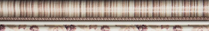 Бордюры Azulejos Alcor Lugano Infinity Moldura Crema, цвет коричневый, поверхность глянцевая, прямоугольник, 35x200