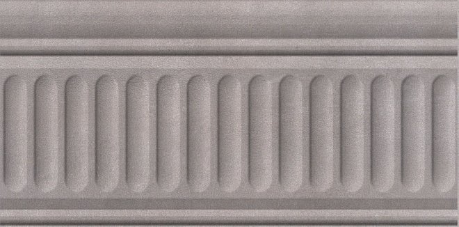 Бордюры Kerama Marazzi Бордюр Александрия серый 19033\3F, цвет серый, поверхность матовая, прямоугольник, 99x200