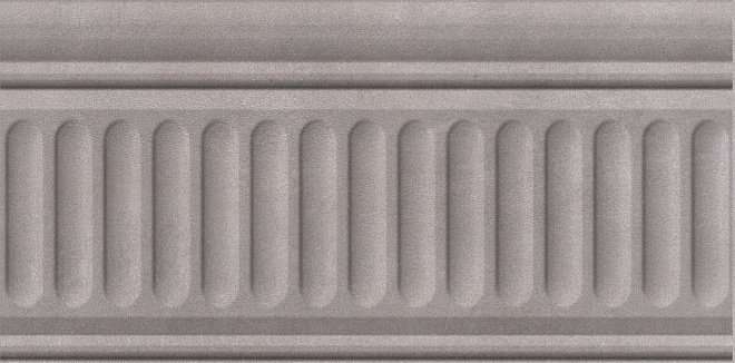 Бордюры Kerama Marazzi Бордюр Александрия серый 19033\3F, цвет серый, поверхность матовая, прямоугольник, 99x200