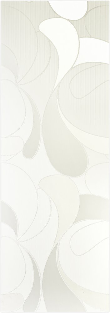 Декоративные элементы Love Tiles Acqua Lacrima Bianco, цвет белый, поверхность глянцевая, прямоугольник, 350x1000