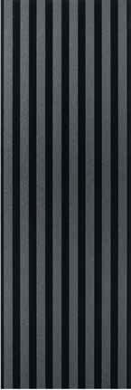 Декоративные элементы Petracers Gran Gala Stripes Nero, цвет чёрный, поверхность глянцевая, прямоугольник, 315x949