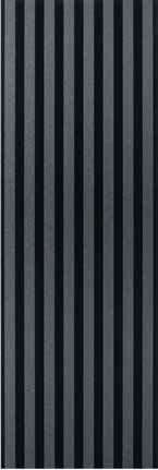 Декоративные элементы Petracers Gran Gala Stripes Nero, цвет чёрный, поверхность глянцевая, прямоугольник, 315x949