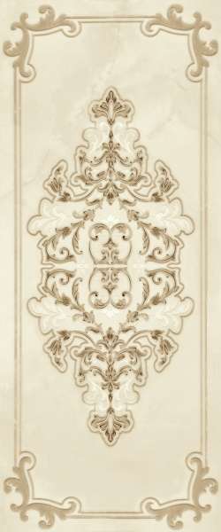 Декоративные элементы Gracia Ceramica Visconti Beige Decor 02, цвет коричневый бежевый, поверхность глянцевая, прямоугольник, 250x600