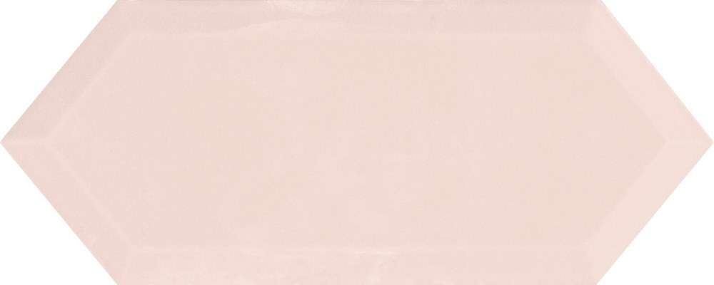 Керамическая плитка Monopole Cupidon Rosa Brillo Bisel, цвет розовый, поверхность глянцевая, кабанчик шестиугольник, 100x300