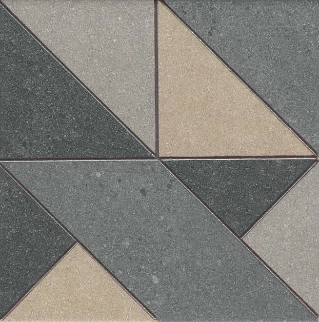 Декоративные элементы Kerama Marazzi Матрикс VT\A190\SG1593, цвет серый, поверхность матовая, квадрат, 200x200