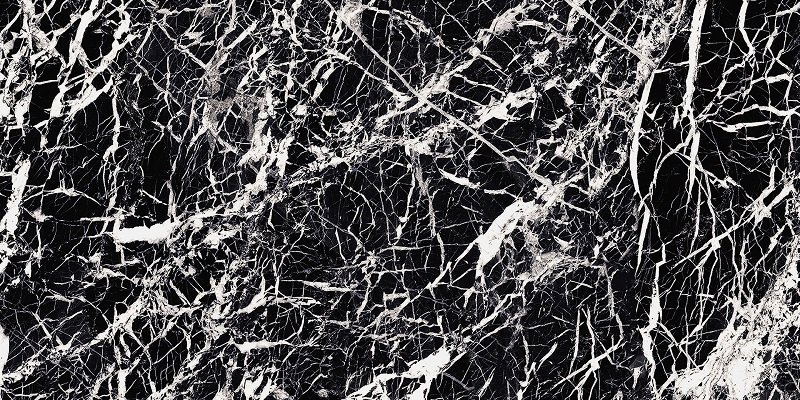 Керамогранит Piemme Majestic Glam Black Lev/Ret 02541, цвет чёрно-белый, поверхность полированная, прямоугольник, 300x600