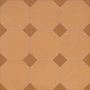 Декоративные элементы Vives Barnet Carron Natural, цвет оранжевый, поверхность матовая, квадрат, 316x316