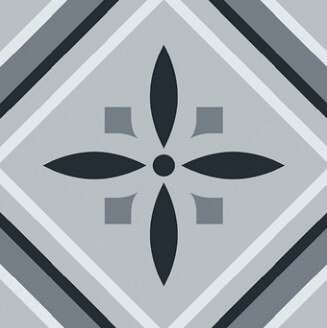 Керамогранит Heralgi Gio Jamila Grey, цвет серый, поверхность матовая, квадрат, 200x200