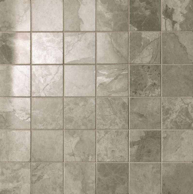 Мозаика Fap Kamu Grey Macromosaico fPF4, цвет серый, поверхность полированная, квадрат, 300x300