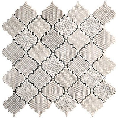 Мозаика Skalini Burj BRJ-5, цвет серый, поверхность глянцевая, квадрат, 305x305