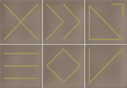 Керамическая плитка Vives Hanami Nagano Nuez VIV-HAN-054, цвет коричневый, поверхность глянцевая, прямоугольник, 230x335