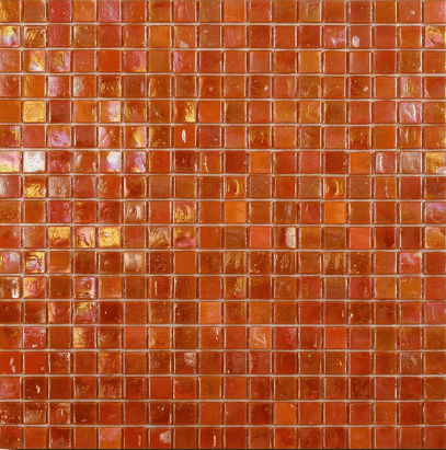 Мозаика Art & Natura Classic Daria 1, цвет оранжевый, поверхность глянцевая, квадрат, 295x295