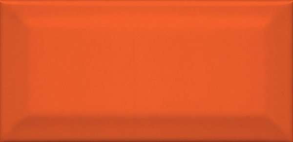 Керамическая плитка Kerama Marazzi Клемансо оранжевый грань 16075, цвет оранжевый, поверхность глянцевая, прямоугольник, 74x150