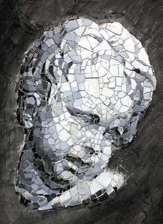 Панно Alma Mosaic Панно AP-201, цвет чёрно-белый, поверхность глянцевая, прямоугольник, 1000x1000