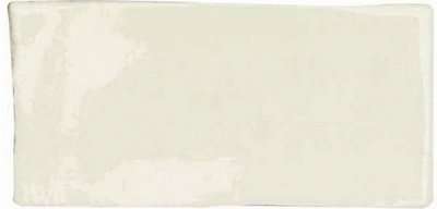Керамическая плитка Cevica Antic Medium White, цвет белый, поверхность глянцевая, кабанчик, 75x150