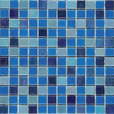 Мозаика Mosavit Fosvit Corcega, цвет синий, поверхность глянцевая, квадрат, 316x316