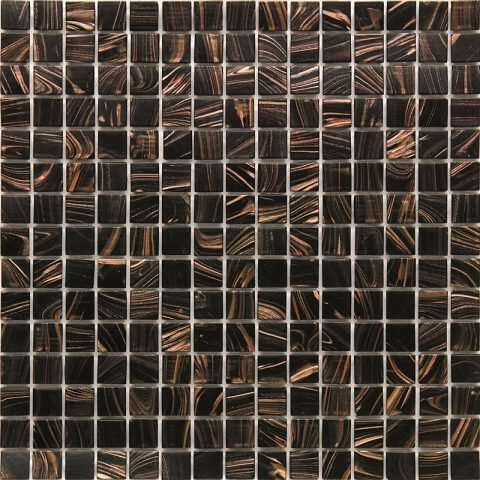 Мозаика Alma Mosaic Stella STE361, цвет коричневый, поверхность глянцевая, квадрат, 327x327