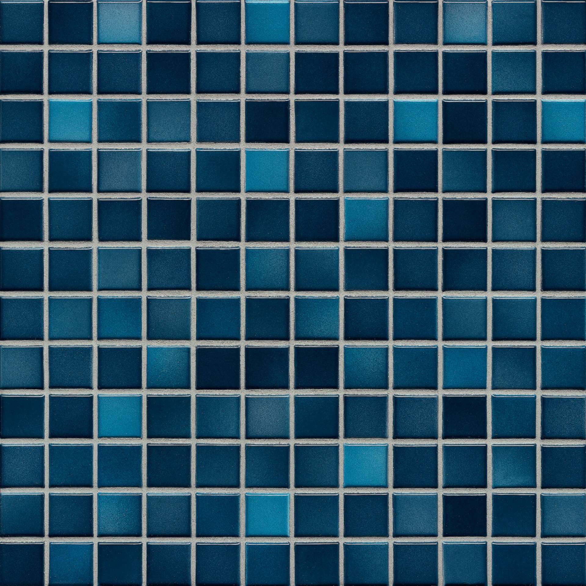 Мозаика Jasba Fresh Midn. Blue-Mix 41209H, цвет голубой, поверхность глянцевая, квадрат, 316x316