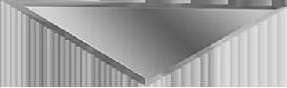 Керамическая плитка ДСТ Зеркальная серебряная плитка Ромб РЗС1-02, цвет серый, поверхность глянцевая, прямоугольник, 300x510