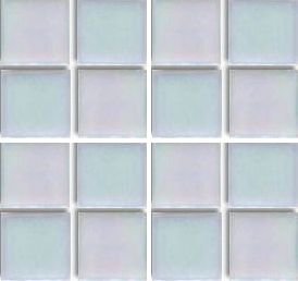 Мозаика Irida Glamour A20.101(1), цвет голубой, поверхность глянцевая, квадрат, 327x327