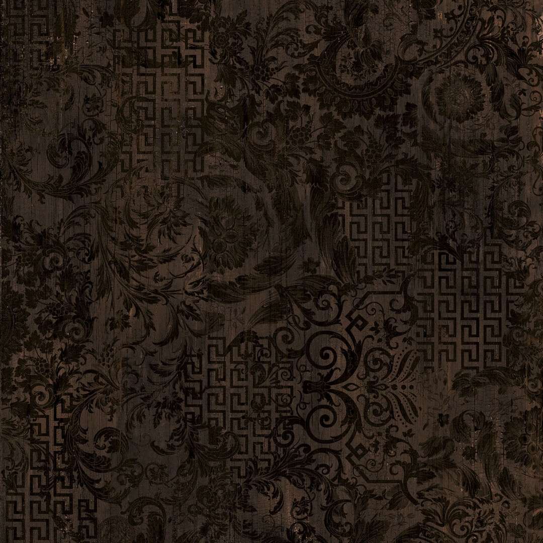 Керамогранит Versace Eterno Brown Patchwork 263031, цвет коричневый, поверхность натуральная, квадрат, 800x800