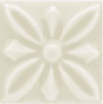 Вставки Adex ADST4054 Relieve Flor № 1 Bamboo, цвет бежевый, поверхность глянцевая, квадрат, 30x30