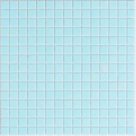Мозаика Alma Mosaic Sandy SBN308, цвет голубой, поверхность глянцевая, квадрат, 327x327