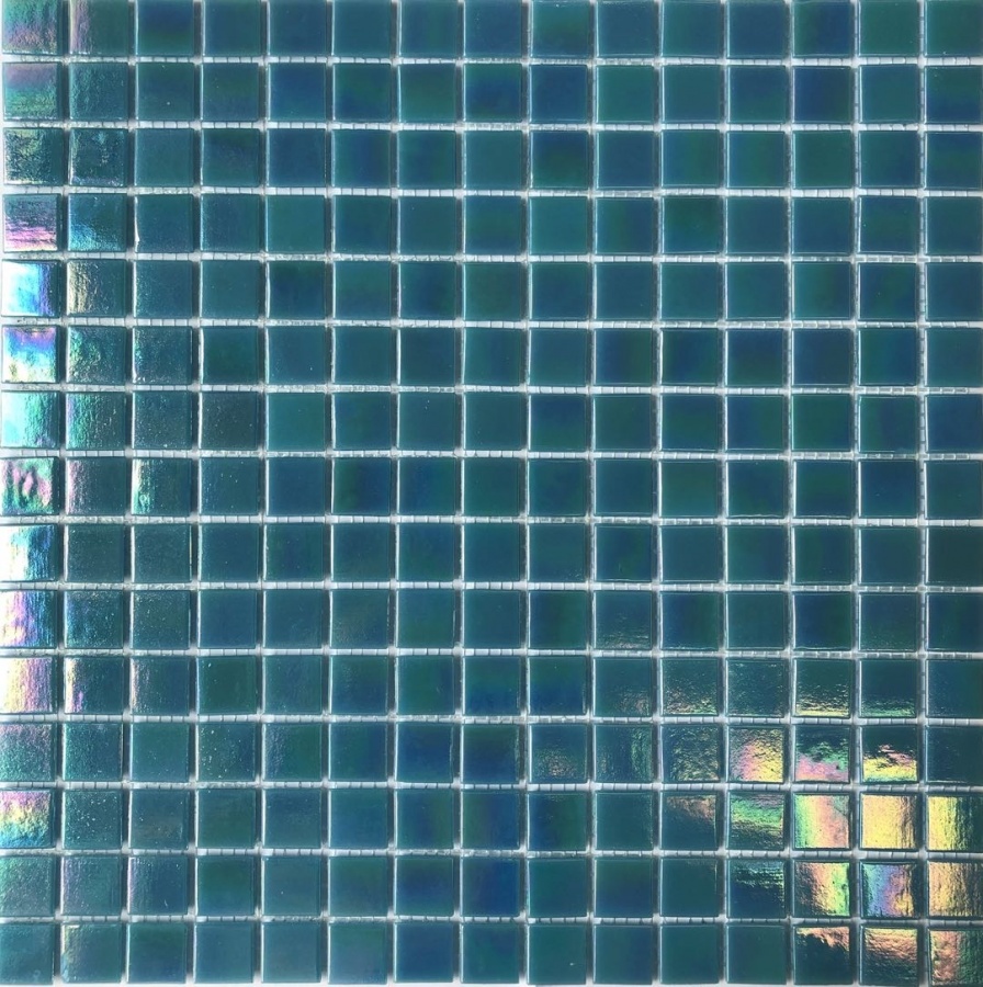 Мозаика Pixel Mosaic Мозаика из стекла PIX103, цвет синий, поверхность глянцевая, квадрат, 316x316