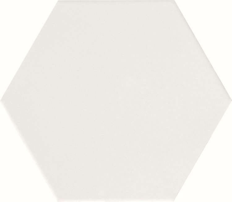 Керамогранит Aparici Chaplin White Hexagon, цвет белый, поверхность матовая, шестиугольник, 250x290