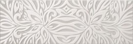 Декоративные элементы Cristacer Megan Decor Folie Silver, цвет серый, поверхность глянцевая, прямоугольник, 200x600