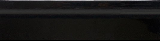 Бордюры Petracers Gran Gala Battiscopa Nero, цвет чёрный, поверхность глянцевая, прямоугольник, 80x315