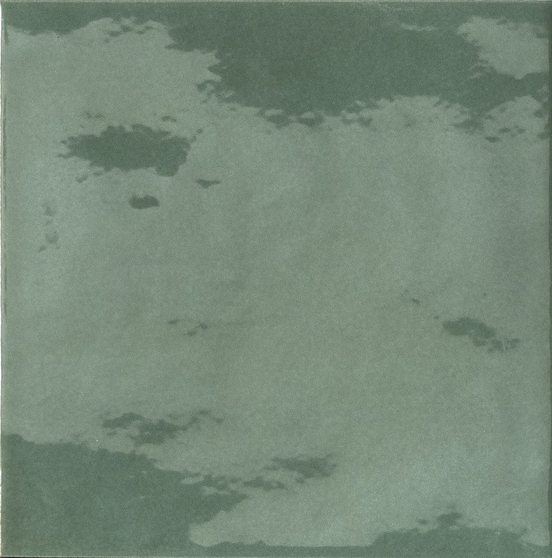 Керамическая плитка Iris Bottega D’Arte Muschio Lucido 511022, цвет зелёный, поверхность глянцевая, квадрат, 150x150
