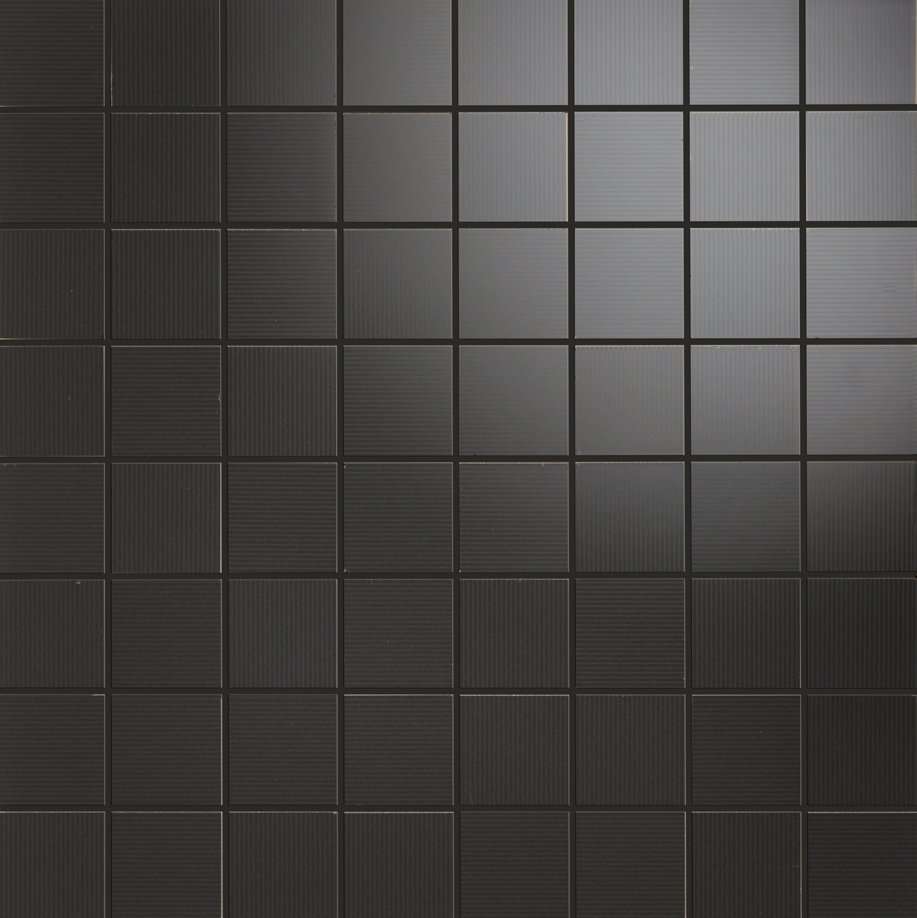 Мозаика Love Tiles Mosaic Oceano Nero, цвет чёрный, поверхность глянцевая, квадрат, 350x350