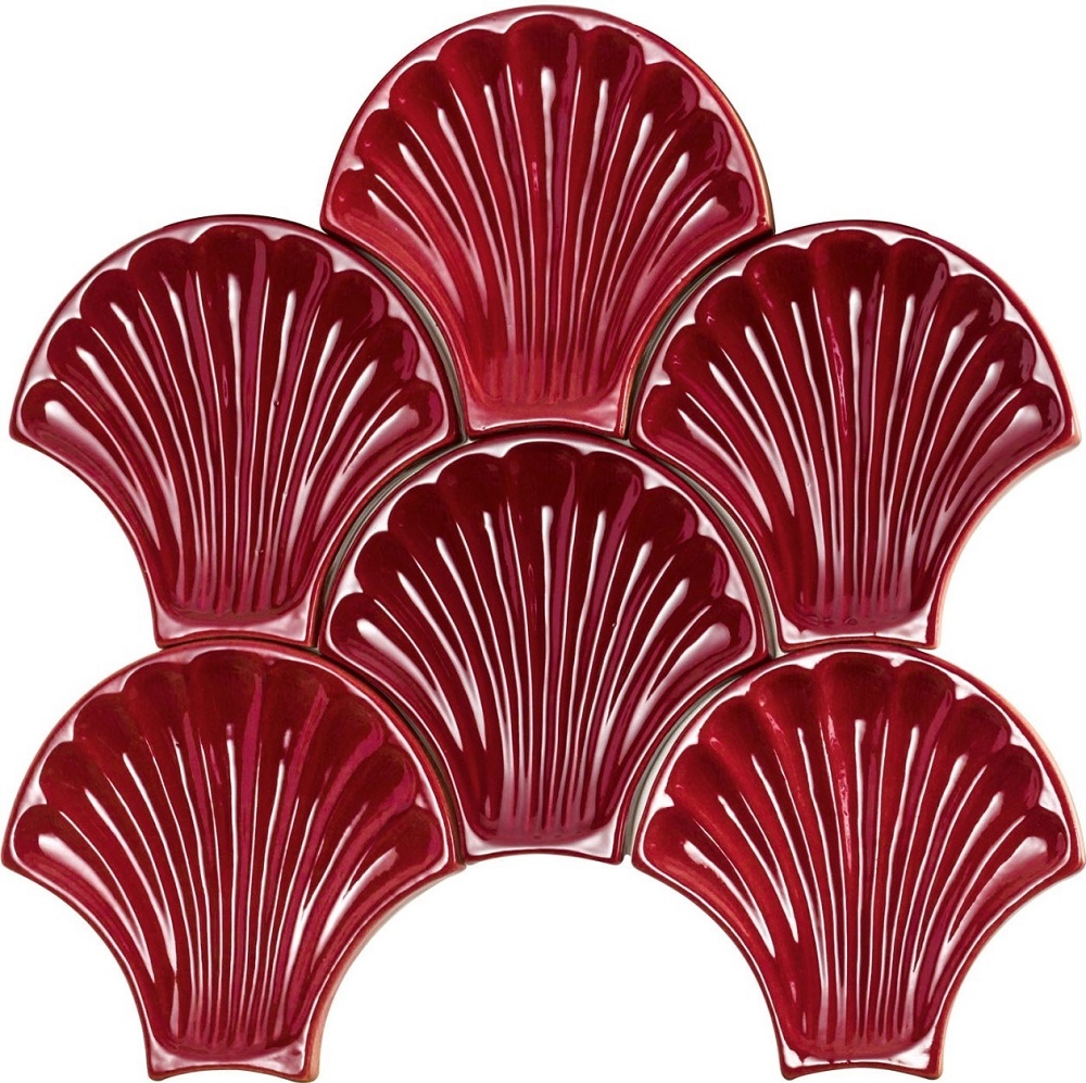 Декоративные элементы Sartoria Artigiana Porpora SAARCO03G, цвет бордовый, поверхность глянцевая, прямоугольник, 150x155