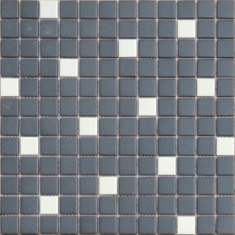 Мозаика Caramelle Mosaic L Universo Galassia, цвет чёрно-белый, поверхность матовая, квадрат, 300x300