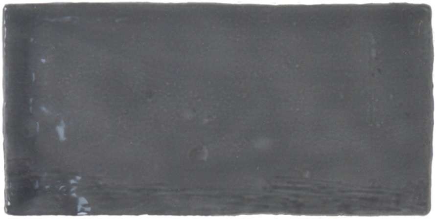 Керамическая плитка Monopole New Country Asfalt, цвет чёрный, поверхность глянцевая, прямоугольник, 75x150