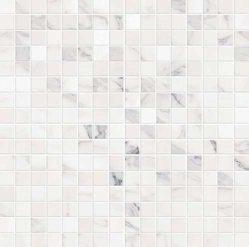 Мозаика Marazzi Italy Allmarble Wall Statuario Mosaico Satin M8GT, цвет белый, поверхность сатинированная, квадрат, 400x400