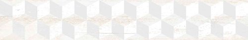 Декоративные элементы Vives Efeso Douro-R Blanco, цвет серый, поверхность матовая, прямоугольник, 144x748