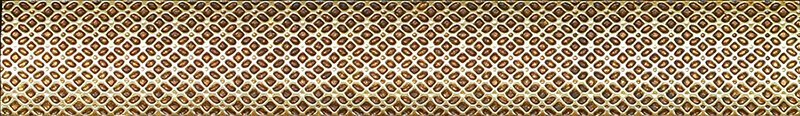Бордюры Aparici Enigma Symbol Gold Mold, цвет жёлтый, поверхность матовая, прямоугольник, 30x200