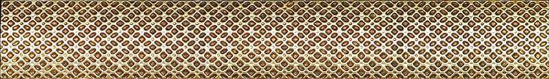Бордюры Aparici Enigma Symbol Gold Mold, цвет жёлтый, поверхность матовая, прямоугольник, 30x200